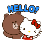 人気スタンプ特集::LINE FRIENDS & HELLO KITTY vol.2
