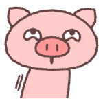 人気スタンプ特集::ぶたたのリアクション4