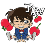 隠し無料スタンプ::LINE ポコポコ × 名探偵コナン