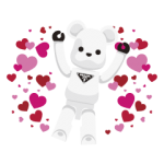 限定無料スタンプ::PRADA × BE@RBRICK