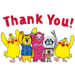 隠し無料スタンプ::ポインコ×星プロ コラボLINEスタンプ