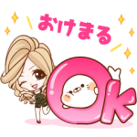 限定無料スタンプ::Loveラブ毒舌あざらし×SMbrand