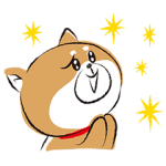 限定無料スタンプ::ジョンといっしょ