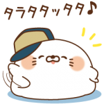 限定無料スタンプ::毒舌あざらし×長谷工グループ