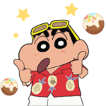 隠し無料スタンプ::POP2 & 映画クレヨンしんちゃん
