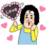 限定無料スタンプ::LINEチケットステージ × ナオコ