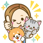 隠し無料スタンプ::いぬ・ねこのきもち×「大人女子の日常」