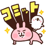 限定無料スタンプ::カナヘイのピスケ＆うさぎ×ライザップ 2