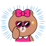 隠し無料スタンプ::ナイスアクション！LINEキャラクターズ