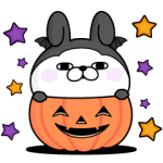 人気スタンプ特集::デビルうさぎ１００％ Trick or Treat！