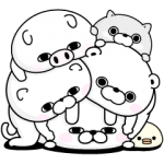 隠し無料スタンプ::うさぎ１００％と仲間たち