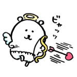 限定無料スタンプ::自分ツッコミくま × HOP