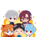 限定無料スタンプ::エヴァンゲリオン × LINEポコポコ