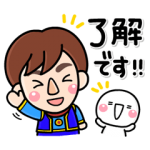 限定無料スタンプ::動く！しろまる×Jくん＆ユメット