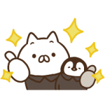 限定無料スタンプ::ねこぺん日和×ライザップ