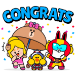 隠し無料スタンプ::Brawl Stars × LINE FRIENDS Stickers