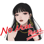 隠し無料スタンプ::KATE NO MORE RULES.