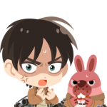 限定無料スタンプ::ポコポコ×『進撃の巨人』コラボスタンプ