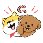 限定無料スタンプ::しばんばん×ワンケルくん