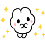 隠し無料スタンプ::やさうさちゃんの使いやすいスタンプ