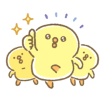 隠し無料スタンプ::ぴよこ豆×ソフトサンティア