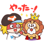 隠し無料スタンプ::ヤッターマン×LINE 超大富豪コラボ