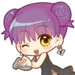 数量限定/隠し無料スタンプ::ギガバイ子ちゃん 2