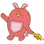 数量限定/隠し無料スタンプ::公式キャラクター「ツアモンとフィールズ」