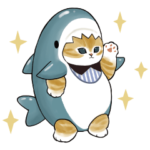限定無料スタンプ::サメにゃん×ローソン