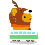 数量限定/隠し無料スタンプ::キュンちゃん　旅支度編