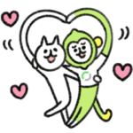 限定無料スタンプ::シュッとしたネコ × LINEMO