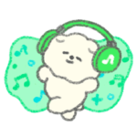 限定無料スタンプ::もっさりもさお × LINE MUSIC