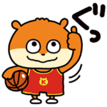 限定無料スタンプ::こねずみ × Bリーグ