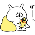 限定無料スタンプ::ゆるうさぎ × dポイントクラブ