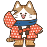 人気スタンプ特集::とびだす！ゆるかわにゃんこズ(寒)