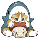 限定無料スタンプ::サメにゃん × NTTドコモ