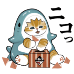 限定無料スタンプ::サメにゃん × 一番くじ