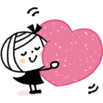限定無料スタンプ::ボブGIRL×LINEバイト