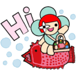 限定無料スタンプ::ルイ･ヴィトンのキュートなマスコット
