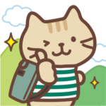限定無料スタンプ::春のFuku Fuku Nyanko♪