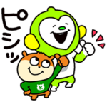 限定無料スタンプ::こねずみ × LINEMO