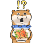 限定無料スタンプ::BIG！可愛い嘘のカワウソ×アサヒビール
