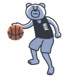 限定無料スタンプ::Bリーグ×けたくま