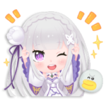 隠し無料スタンプ::バブル2×Re:ゼロから始める異世界生活