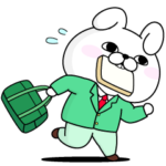 限定無料スタンプ::うさぎ100% ＆ LINEマンガ