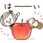 限定無料スタンプ::秋の日常♡ボブGIRL×LINEスキマニ