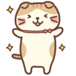 限定無料スタンプ::動く！chocoZAP×ふくふくにゃんこ