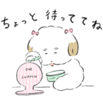 限定無料スタンプ::ワヌ山フレンズ×クラブすっぴんパウダー