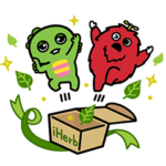 限定無料スタンプ::iHerb×ガチャピン・ムック