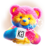数量限定/無料スタンプ::ラグジュアリーなKGベア♡KYOGOKU